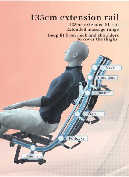 SPINE JADEX 4D Full Body Massage Chair Zero Gravity For Stress, Pain Relief Electric Massage Chair AI Intelligent Core Manipulator With Large Screen AI Voice Control Thermostating Heating Massage Chair (VS 901)