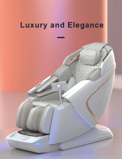 SPINE JADEX 4D Full Body Massage Chair Zero Gravity For Stress, Pain Relief Electric Massage Chair AI Intelligent Core Manipulator With Large Screen AI Voice Control Thermostating Heating Massage Chair (VS 901)