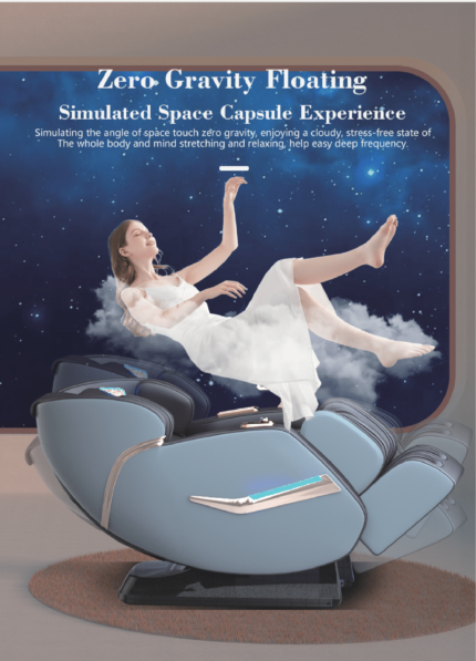 SPINE JADEX Body Massage Chair 4D with Automatic Massage Functions and Zero Gravity (VS-444) Electric Massage Chair For Pain Relief Kneading Office Chair Back Massage, Roller and Vibration