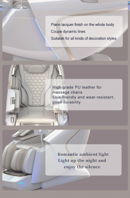 SPINE JADEX 4D Full Body Massage Chair Zero Gravity For Stress, Pain Relief Electric Massage Chair AI Intelligent Core Manipulator With Large Screen AI Voice Control Thermostating Heating Massage Chair (VS 901)