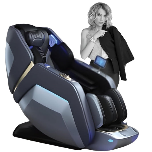 SPINE JADEX Electric Massage Chair Fully Automatic Robotic 4D Zero Gravity Shiatsu Massage for Back, Neck, Legs & Feet With Big Air Bag And Health