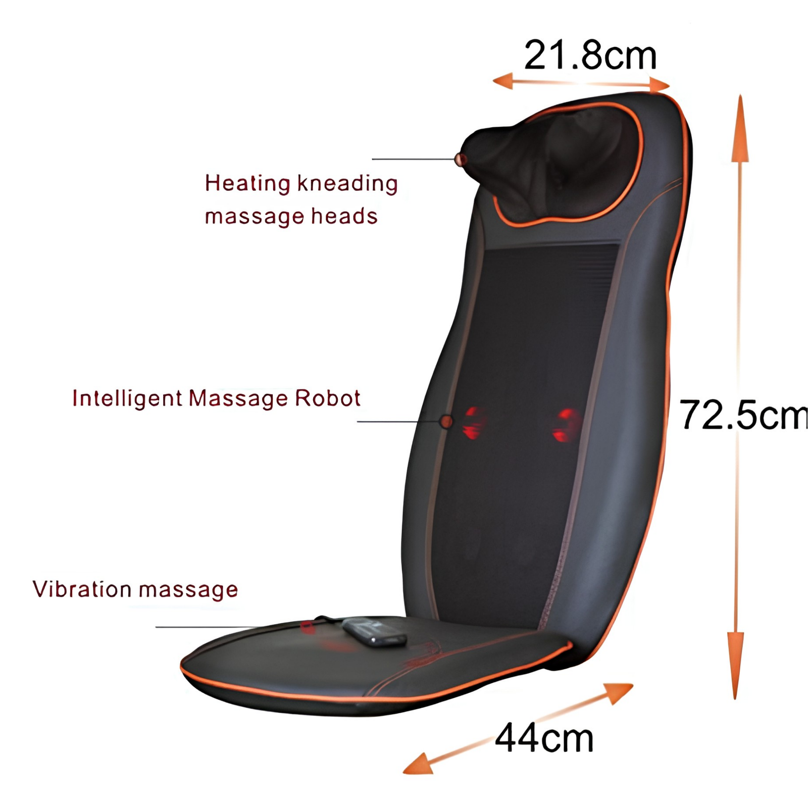 SpineJadex Portable Shiatsu Back Massage Cushion with Heat - Image 3