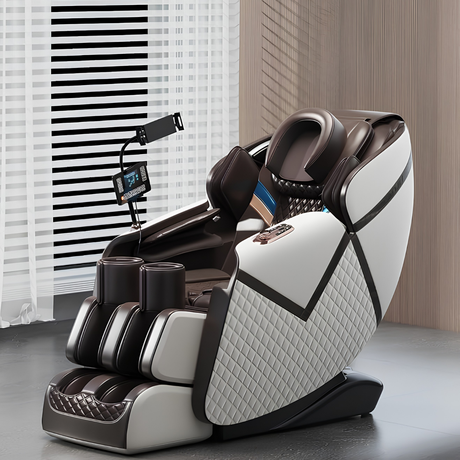 SpineJadex Advanced 3D Full Body Massage Chair with Zero Gravity, Air Compression & Bluetooth