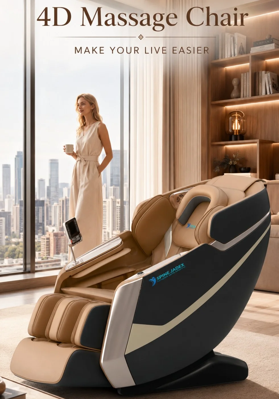 SpineJadex VS-20 Full Body Zero Gravity Massage Chair - Image 3